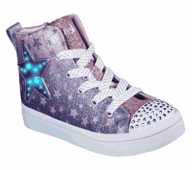 Skechers Flickor Lavendel/Olika Färger Sneakers - Twinkle Toes: Twi-Lites - Starry Gem - Sverige (HE